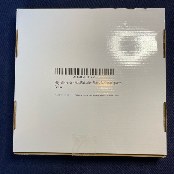 New Playful Friends Kids Plates 10” Melamine. Healthy Mindset. BPA Free. - Picture 2 of 11